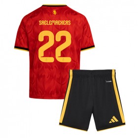 Belgien Alexis Saelemaekers #22 Hemmakläder Barn VM 2026 Kortärmad (+ Korta byxor)